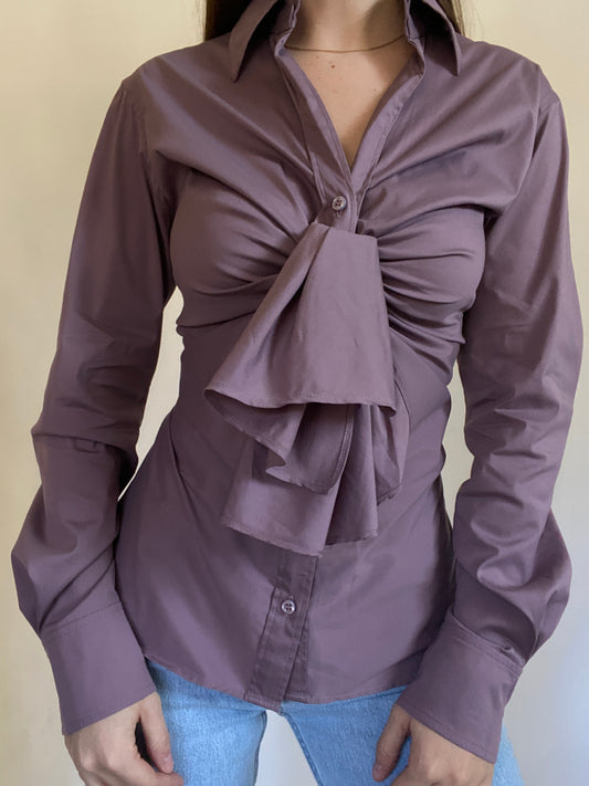 Yves Saint Laurent Tie Blouse Size M