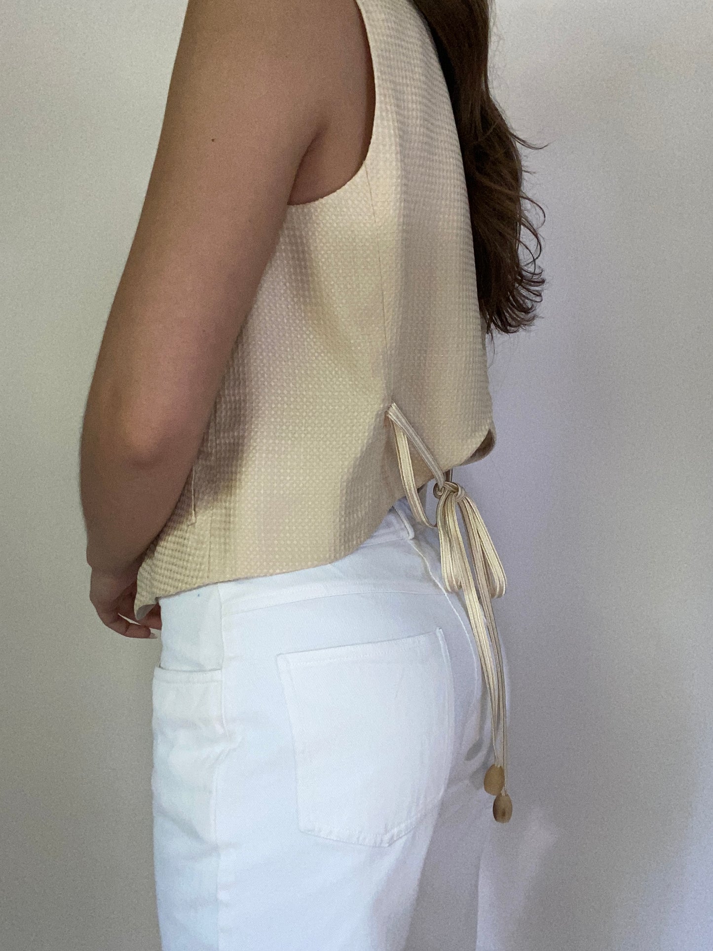 Giorgio Armani Textured Blazer and Matching Top Set Size S
