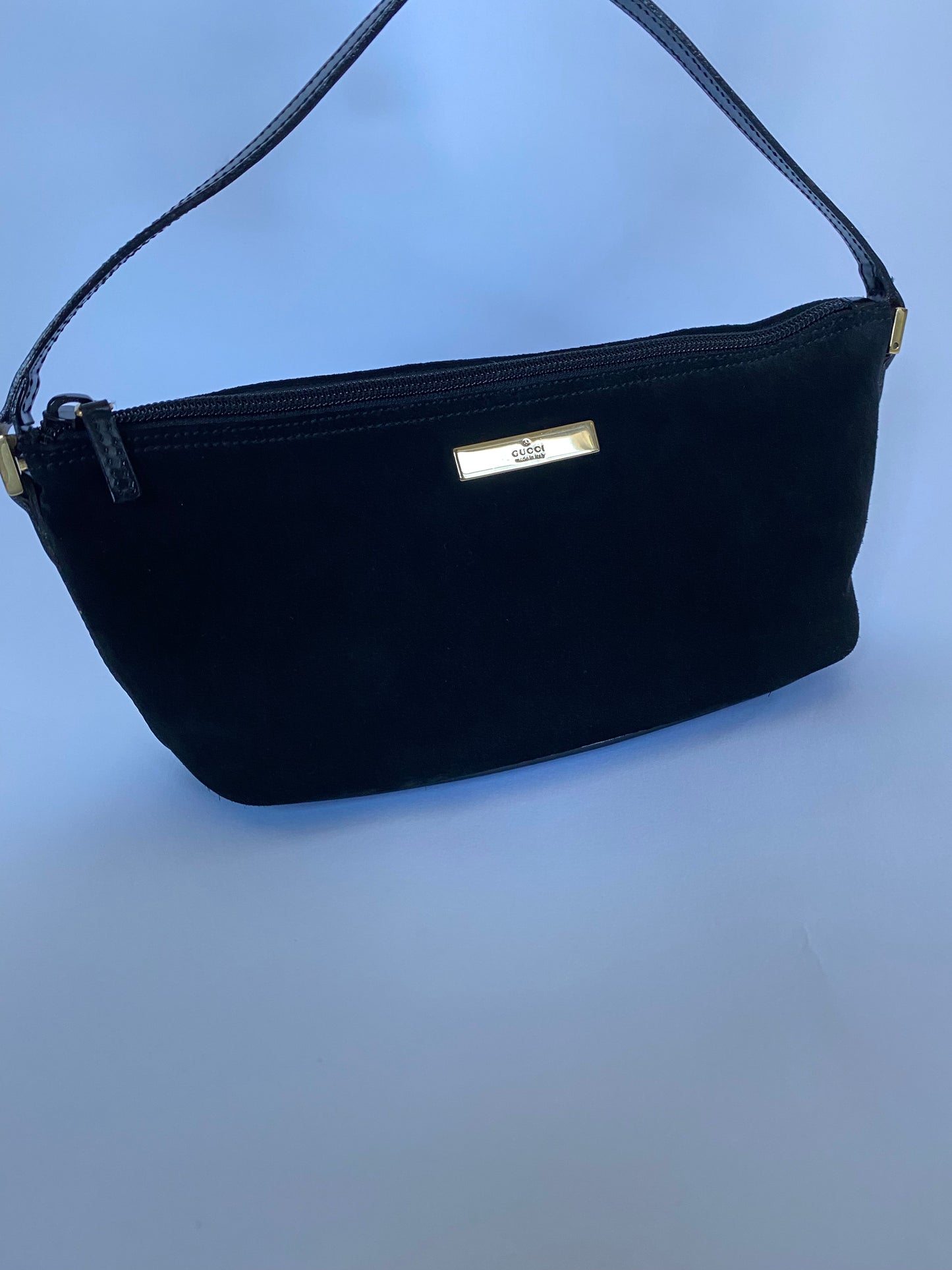 Gucci Suede Boat Bag