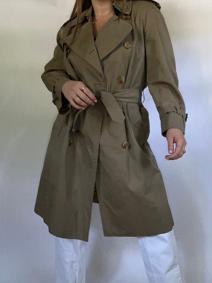 Burberry Nova Check Green Trench Size M