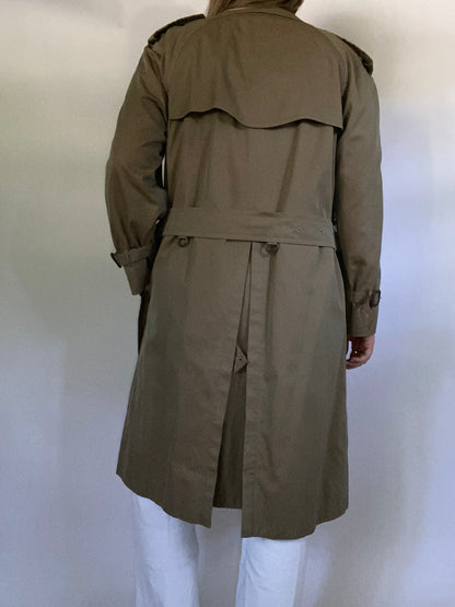 Burberry Nova Check Green Trench Size M