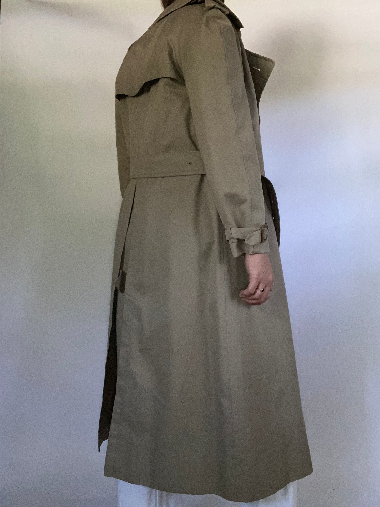 Burberry Nova Check Khaki Trench Size S/M
