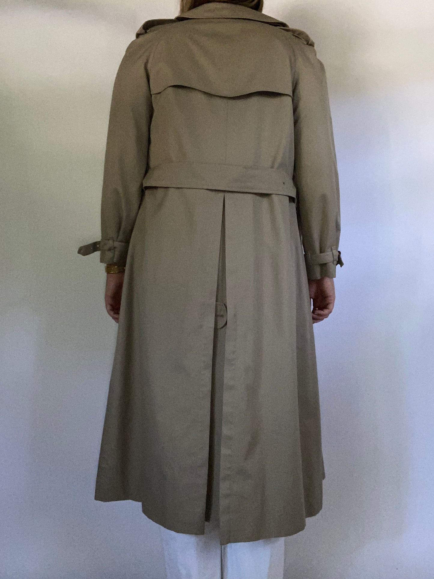 Burberry Nova Check Khaki Trench Size S/M