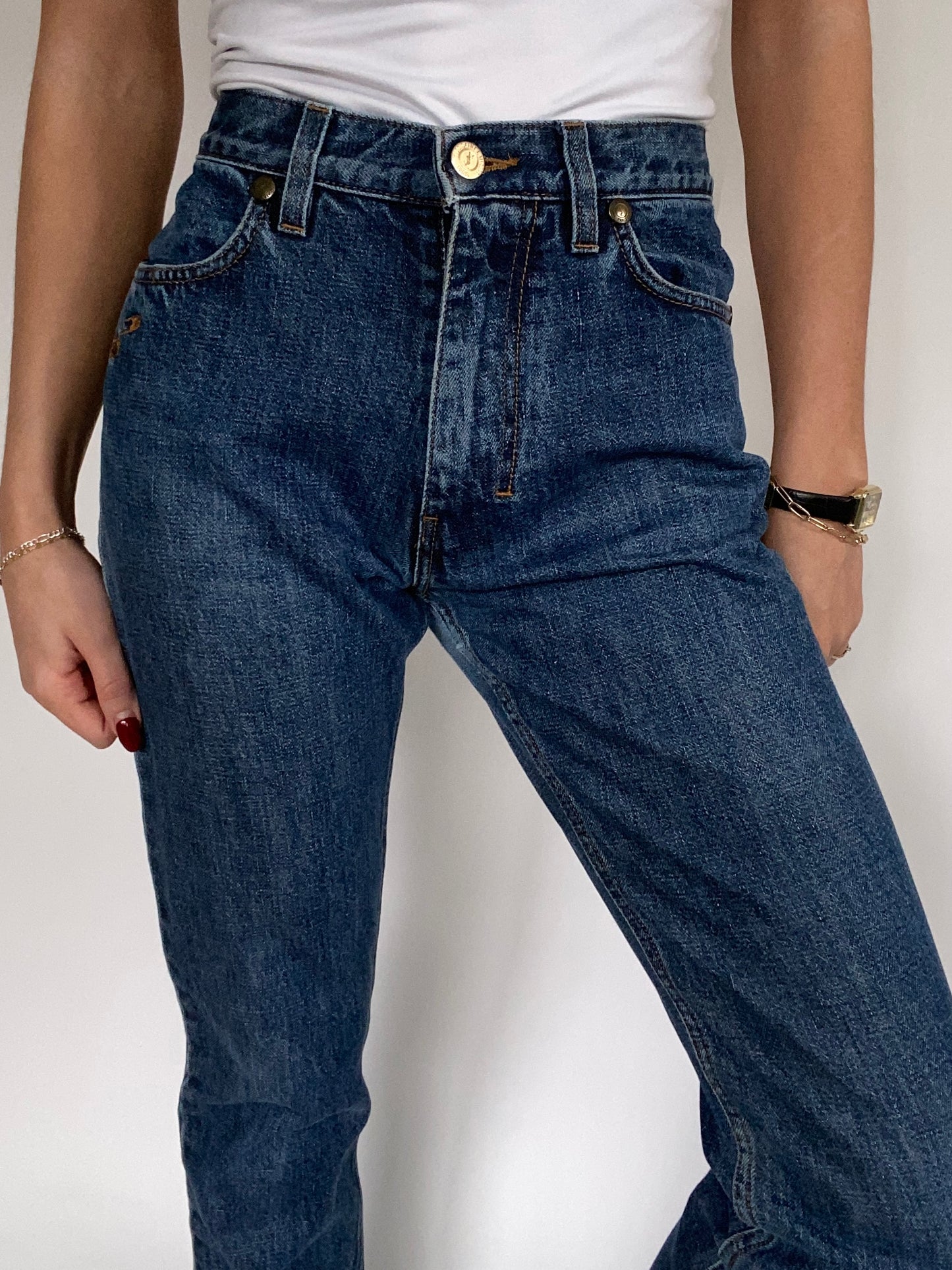 Yves Saint Laurent Logo Denim Size 29