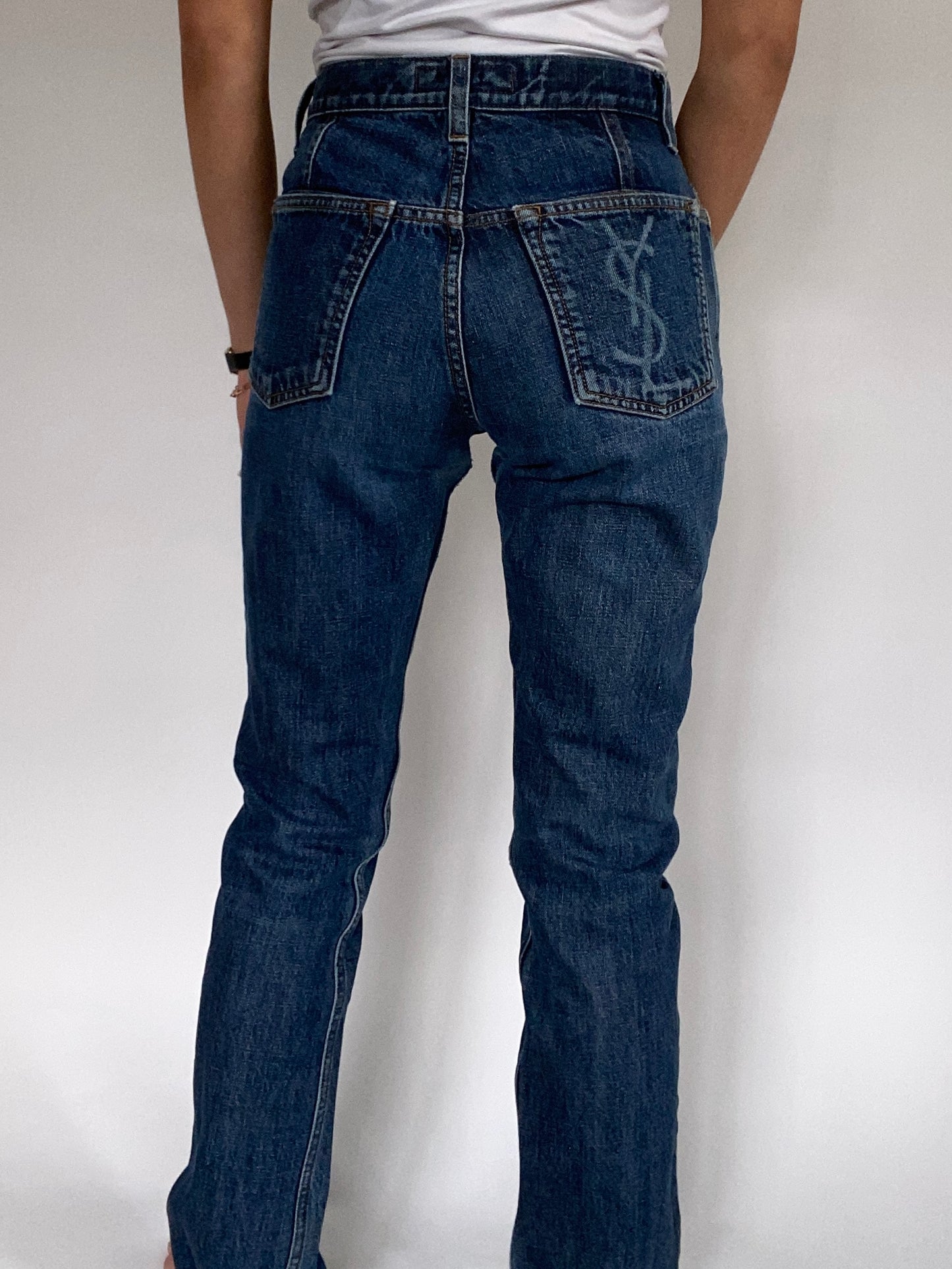 Yves Saint Laurent Logo Denim Size 29