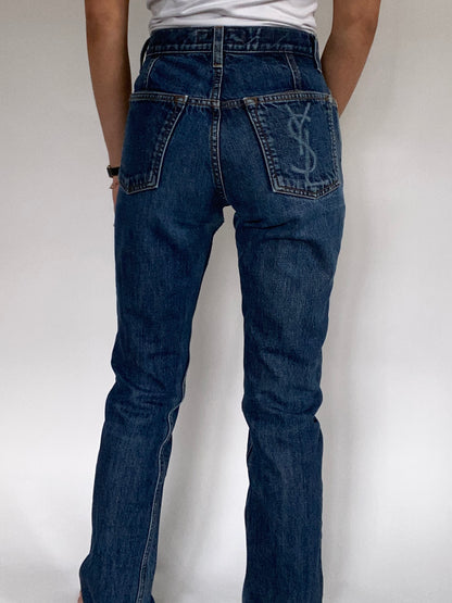 Yves Saint Laurent Logo Denim Size 29