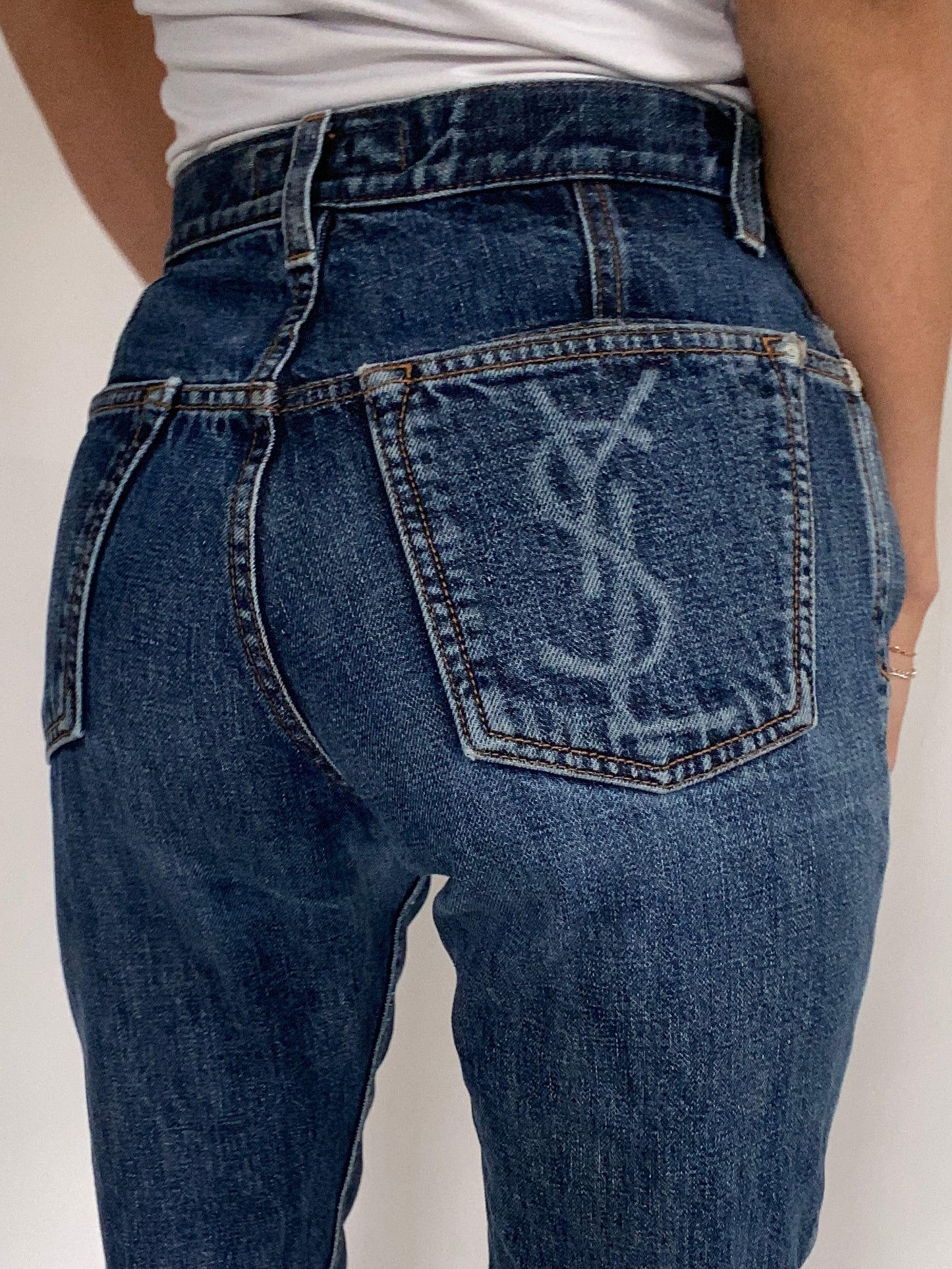 Yves Saint Laurent Logo Denim Size 29