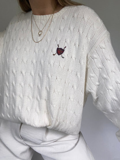 Ralph Lauren Cable Knit Sweater Size L/XL
