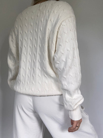 Ralph Lauren Cable Knit Sweater Size L/XL