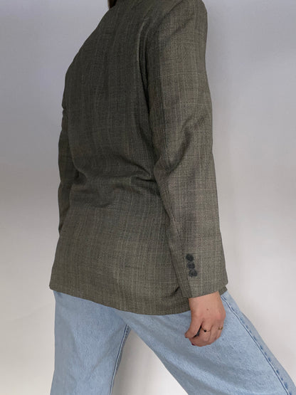 Yves Saint Laurent Plaid Blazer Size S/M