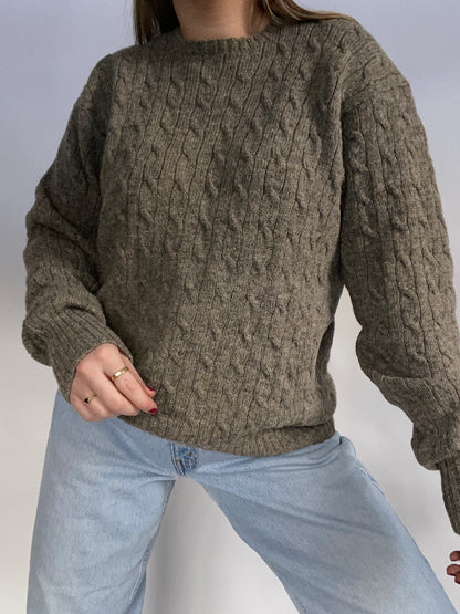 Polo Ralph Lauren Wool Cable Knit Sweater Size M