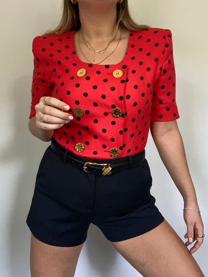 Givenchy Short Sleeve Blazer Size M