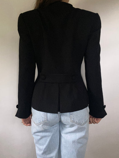 Christian Dior Mock Neck Tailored Blazer Size 2/4