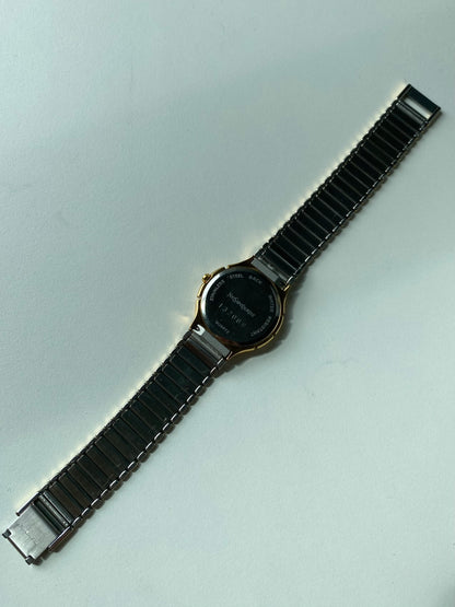 Yves Saint Laurent Two Toned Watch
