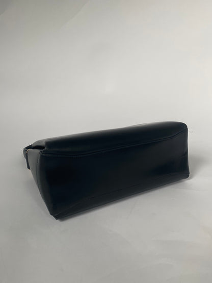 Gucci Navy Leather Turnlock Bag