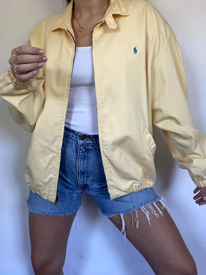 Ralph Lauren Butter Yellow Bomber Size L