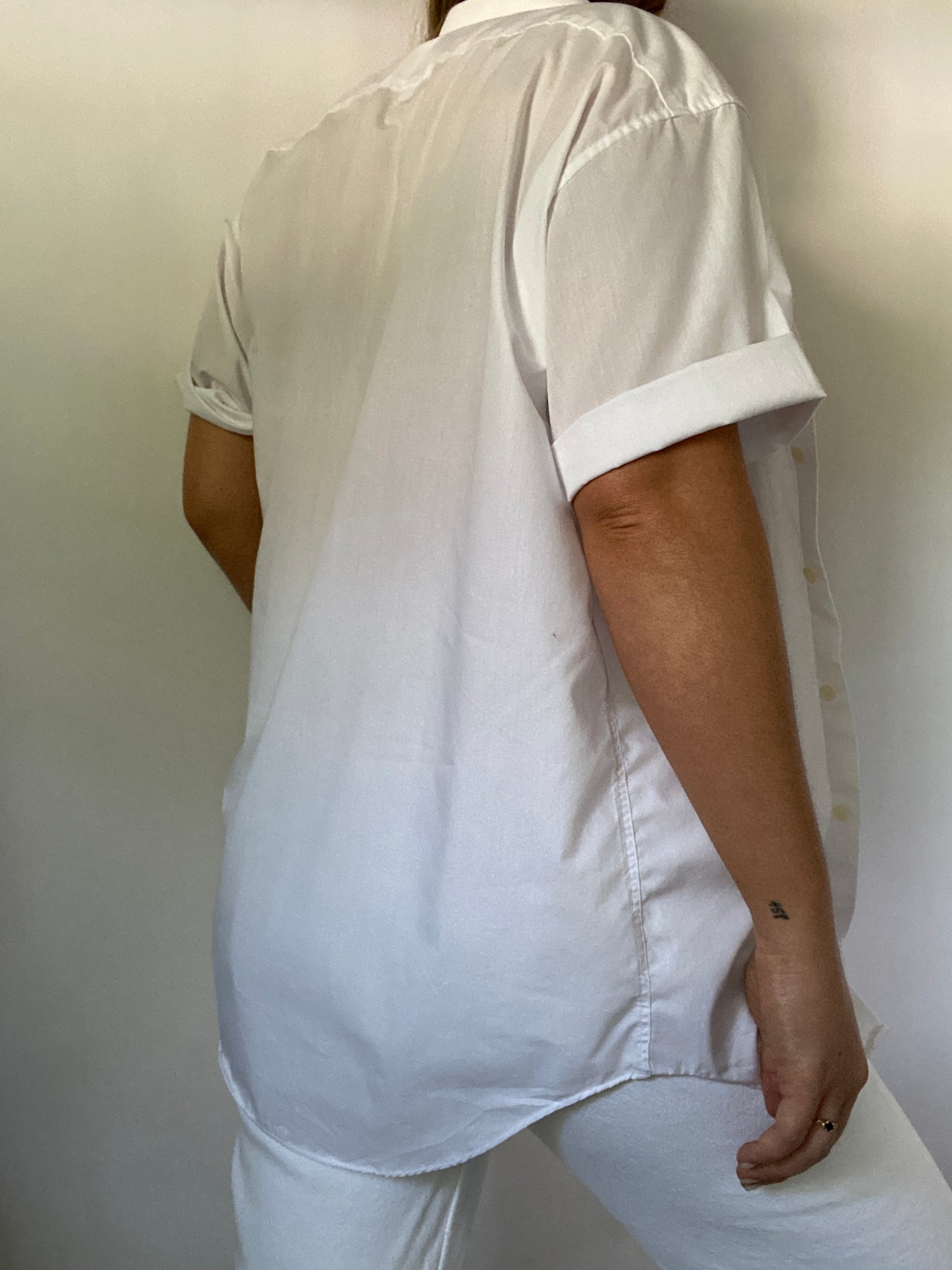 Yves Saint Laurent Short Sleeve Button Down Size M