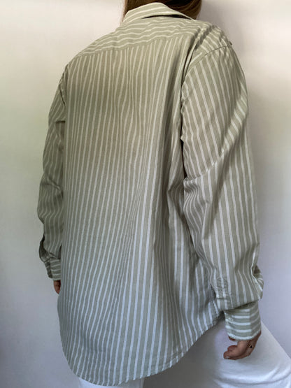 Christian Dior Pinstripe Button Down Size M/L