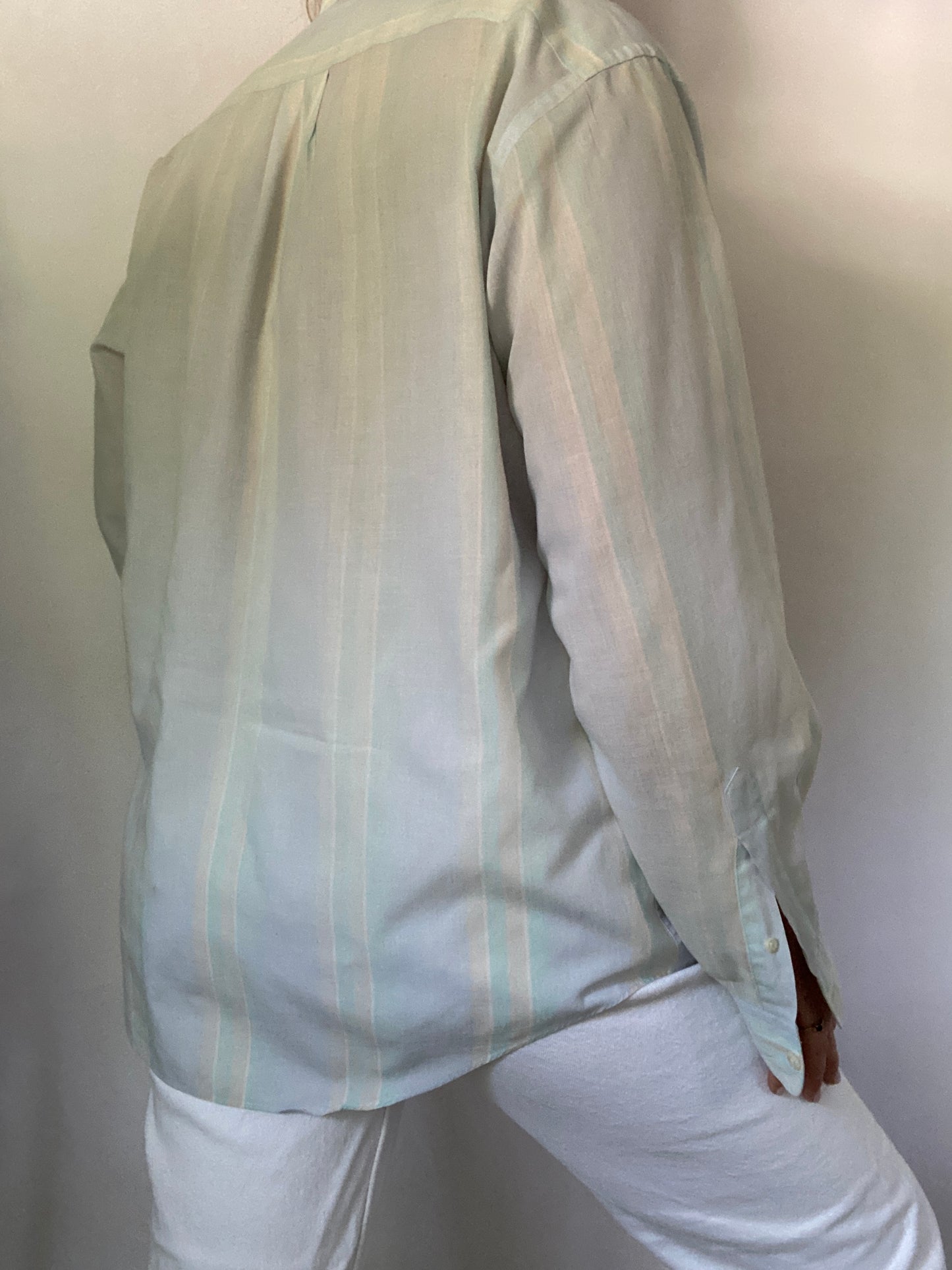 Christian Dior Pinstripe Button Down Size M/L