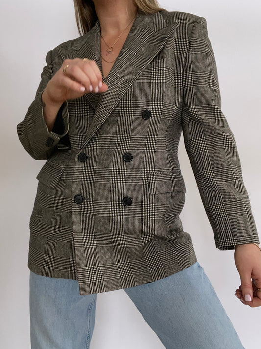 Ralph Lauren Purple Label Double Breasted Blazer Size M/L