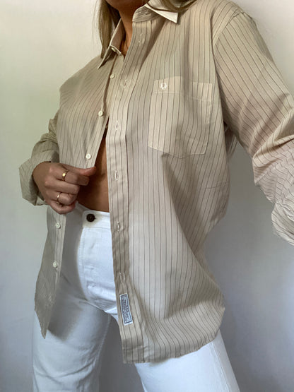 Christian Dior Pinstripe Button Down Size S