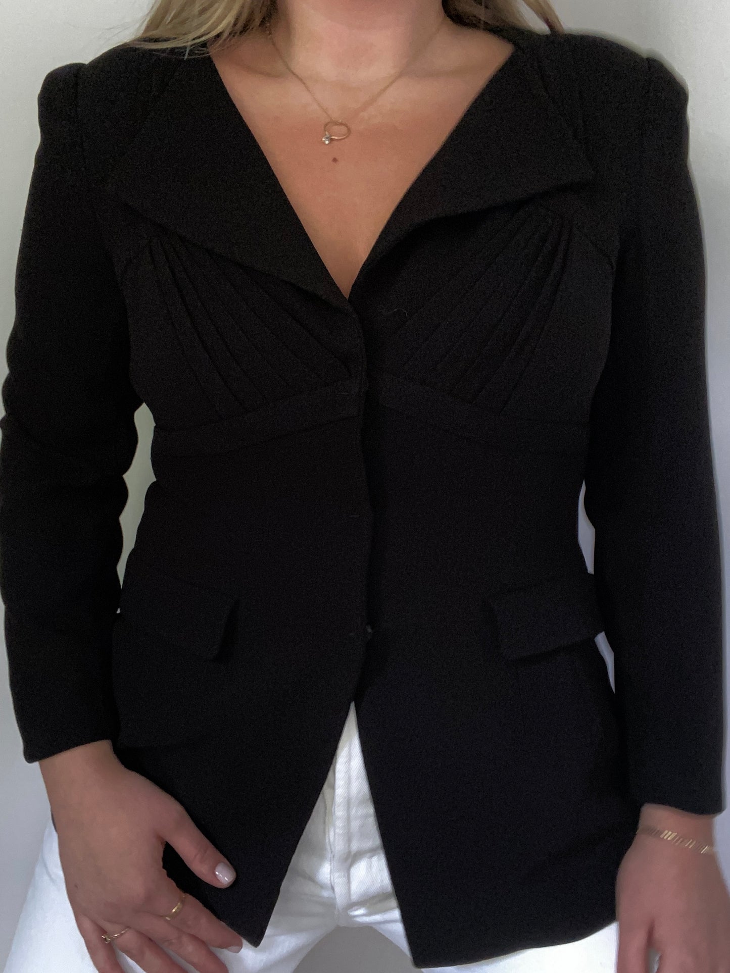 Prada Elevated Black Blazer Size M