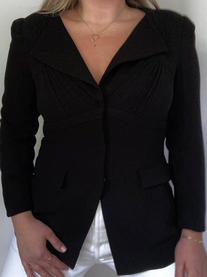 Prada Elevated Black Blazer Size M