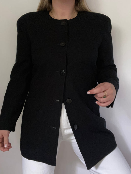 Christian Dior Black Blazer Jacket Size M