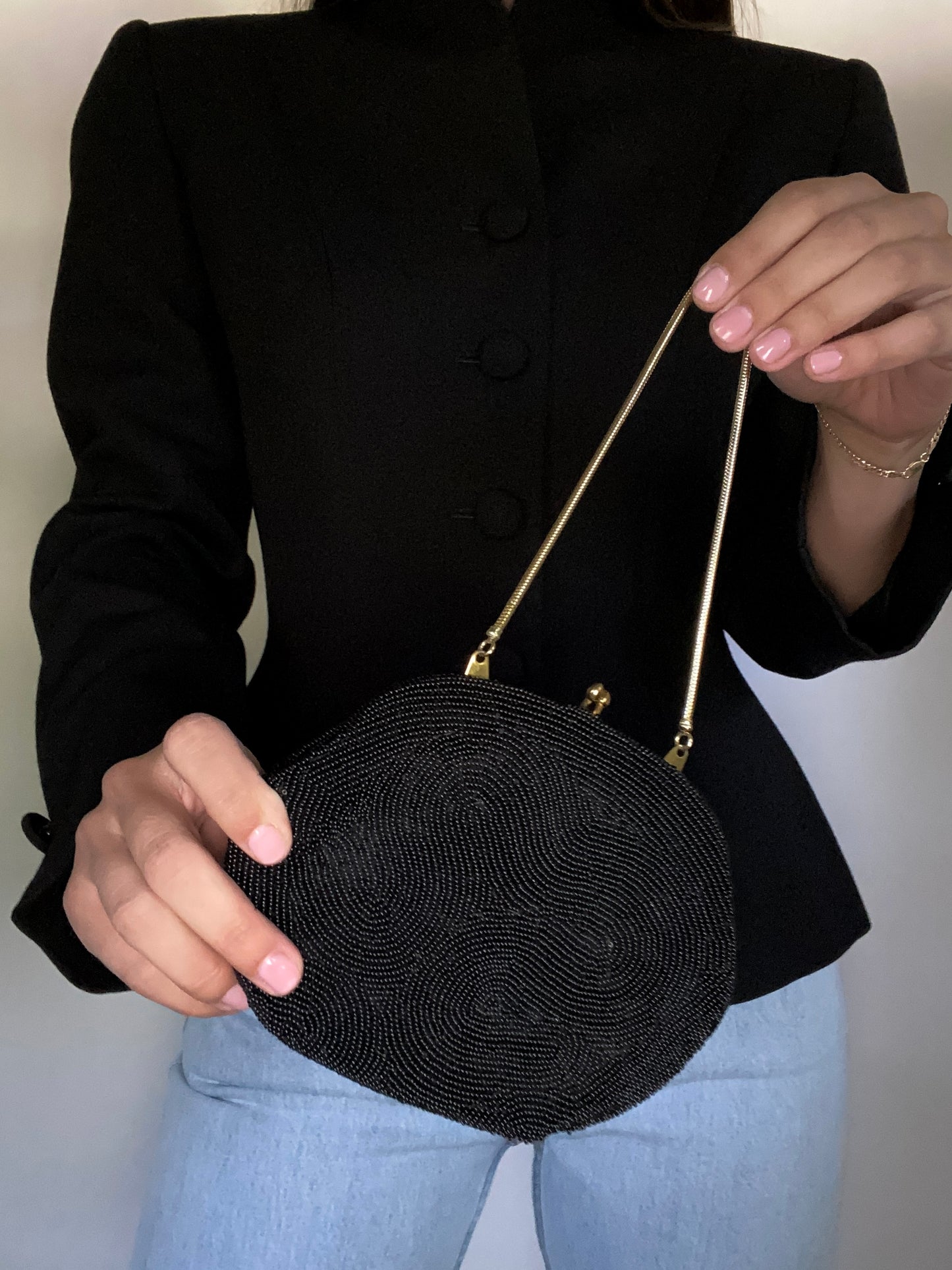 Neiman Marcus Hand Beaded Evening Bag