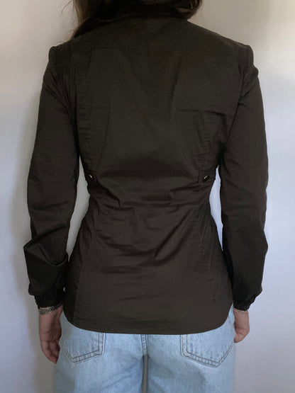 Gucci Logo Blouse Size XS