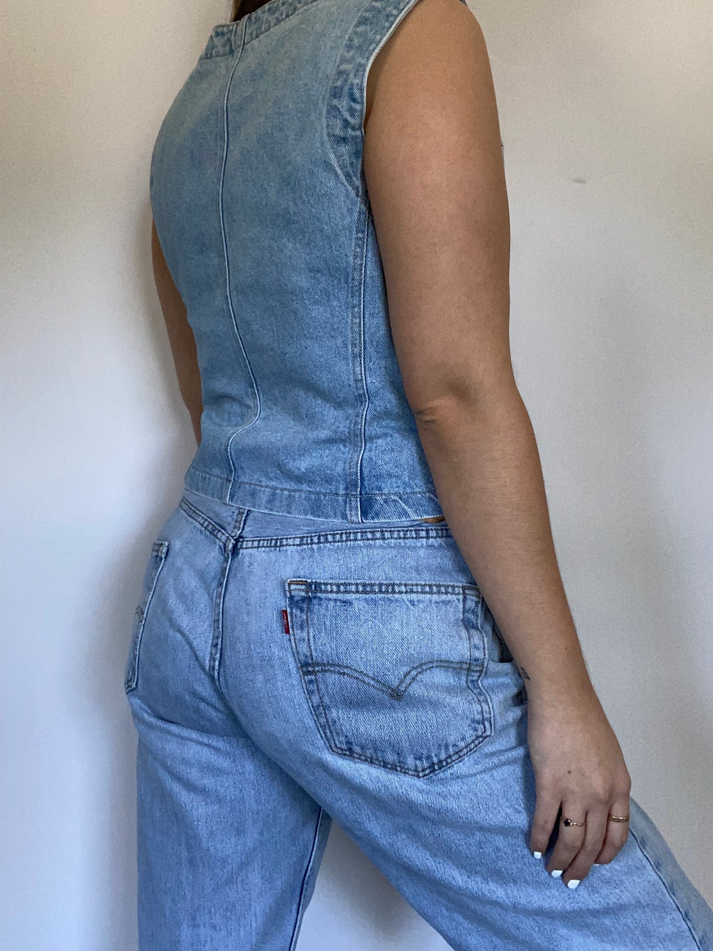 Denim Tank Size M/L