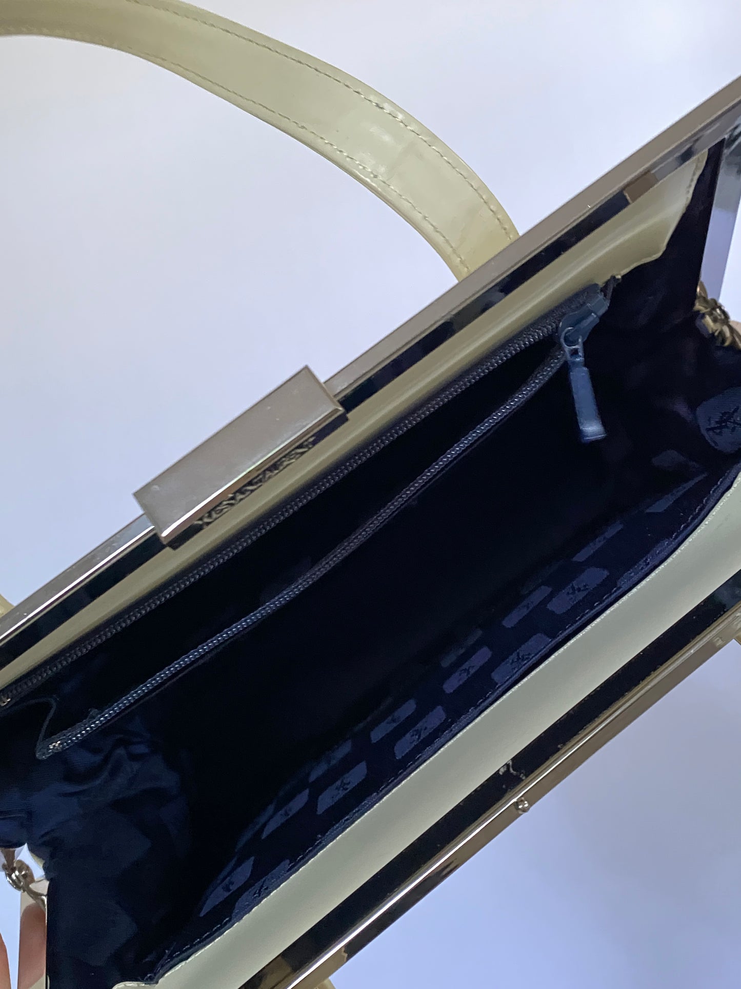 Yves Saint Laurent Leather Frame Bag