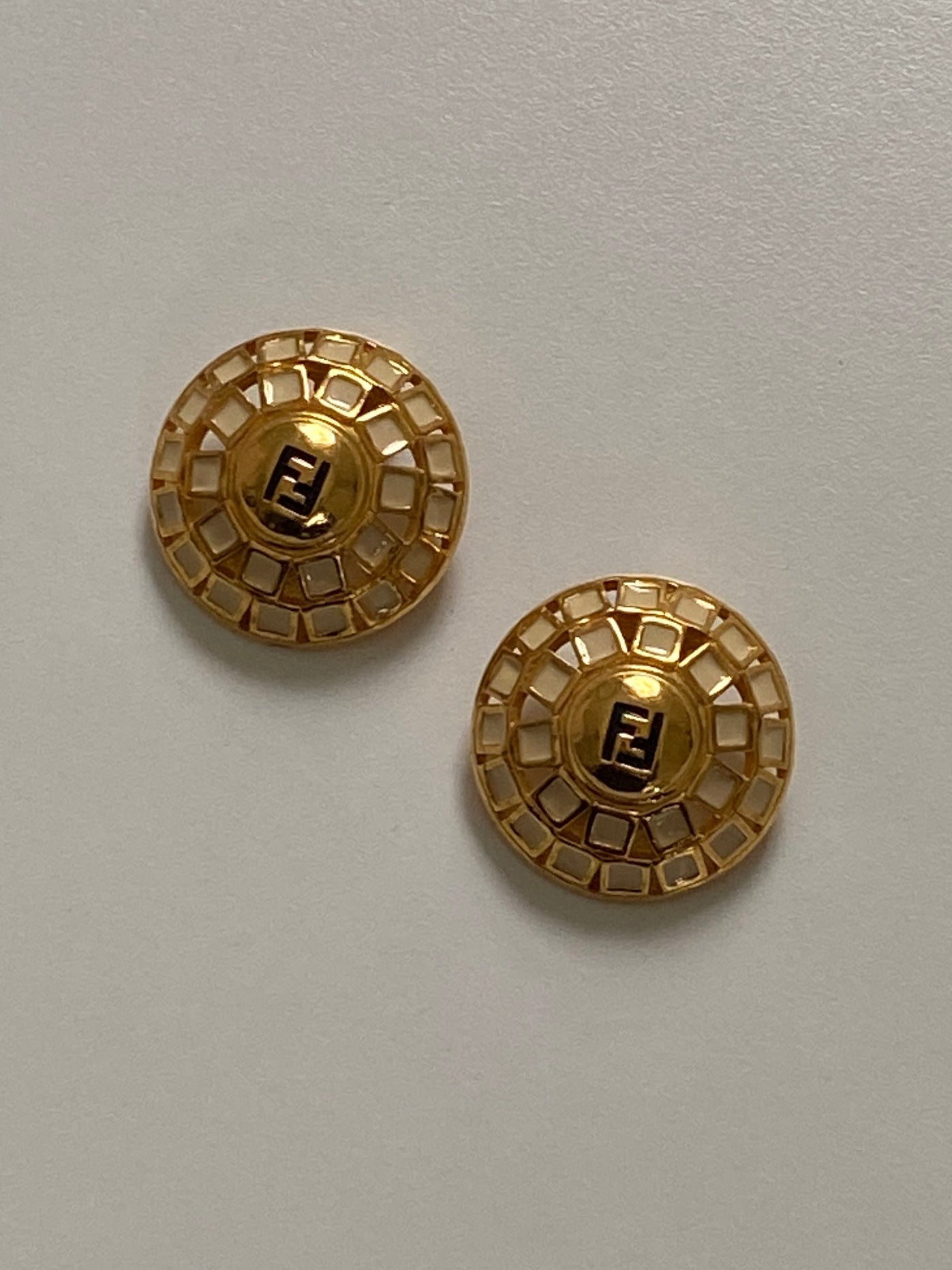 Fendi Logo Earrings