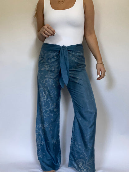 Ralph Lauren Silk Flowy Pants Size M/L