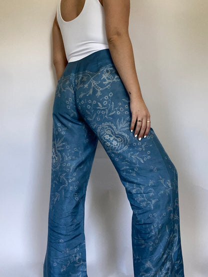 Ralph Lauren Silk Flowy Pants Size M/L