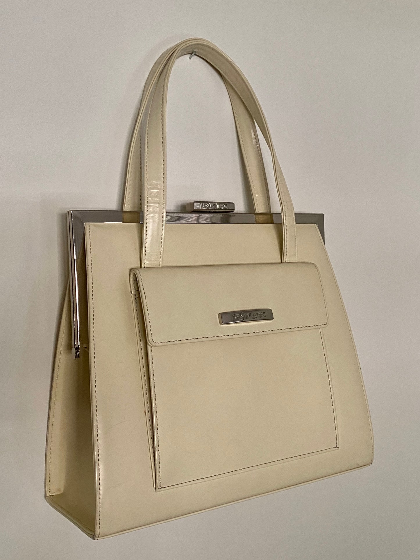 Yves Saint Laurent Leather Frame Bag