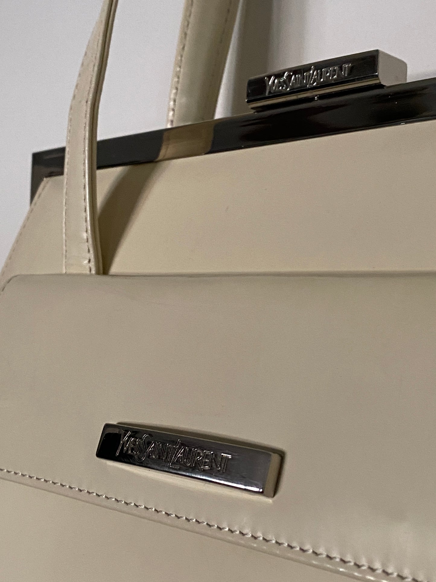 Yves Saint Laurent Leather Frame Bag