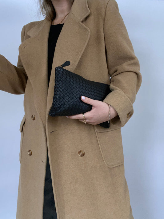 Bottega Veneta Leather Intrecciato Pouch