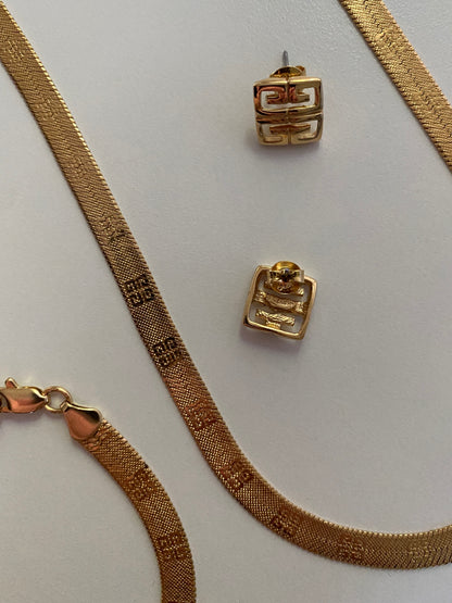 Givenchy Monogram Logo Jewelry Set