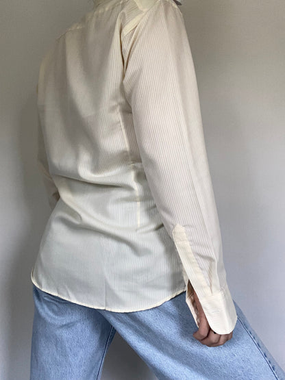 Christian Dior Logo Yellow Button Up Size S