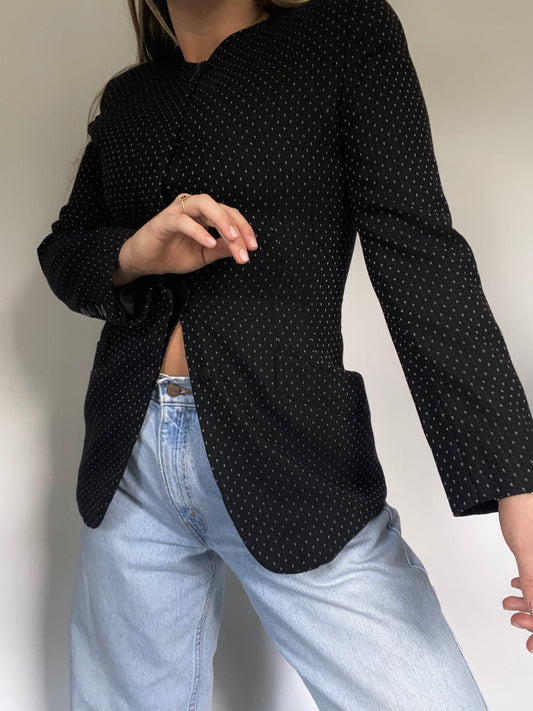 Christian Dior Polka Dot Blazer Size 4