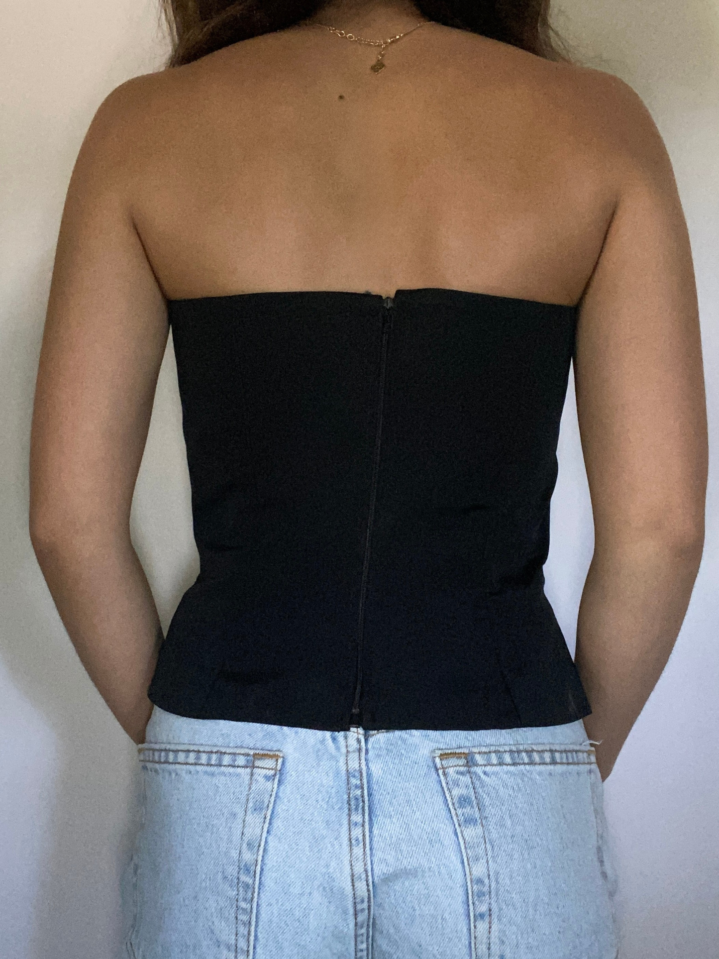 Christian Dior Strapless Bustier Top Size S/M