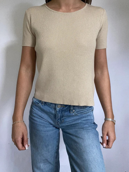 Yves Saint Laurent Knit Short Sleeve Size S/M