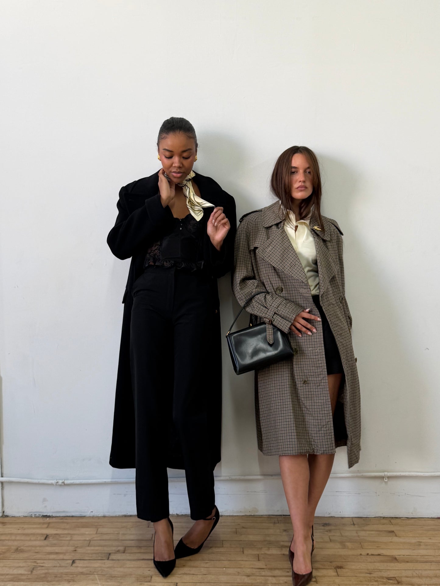 Burberry Glen Check Trench Size M/L