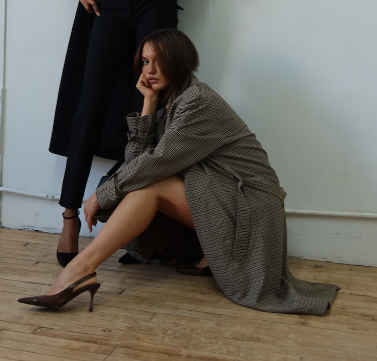 Burberry Glen Check Trench Size M/L