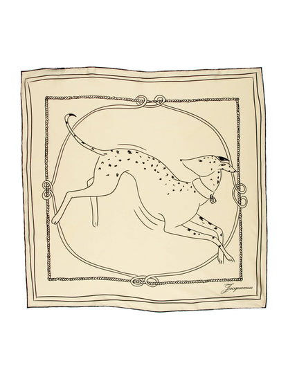 Jacquemus Silk Printed Scarf