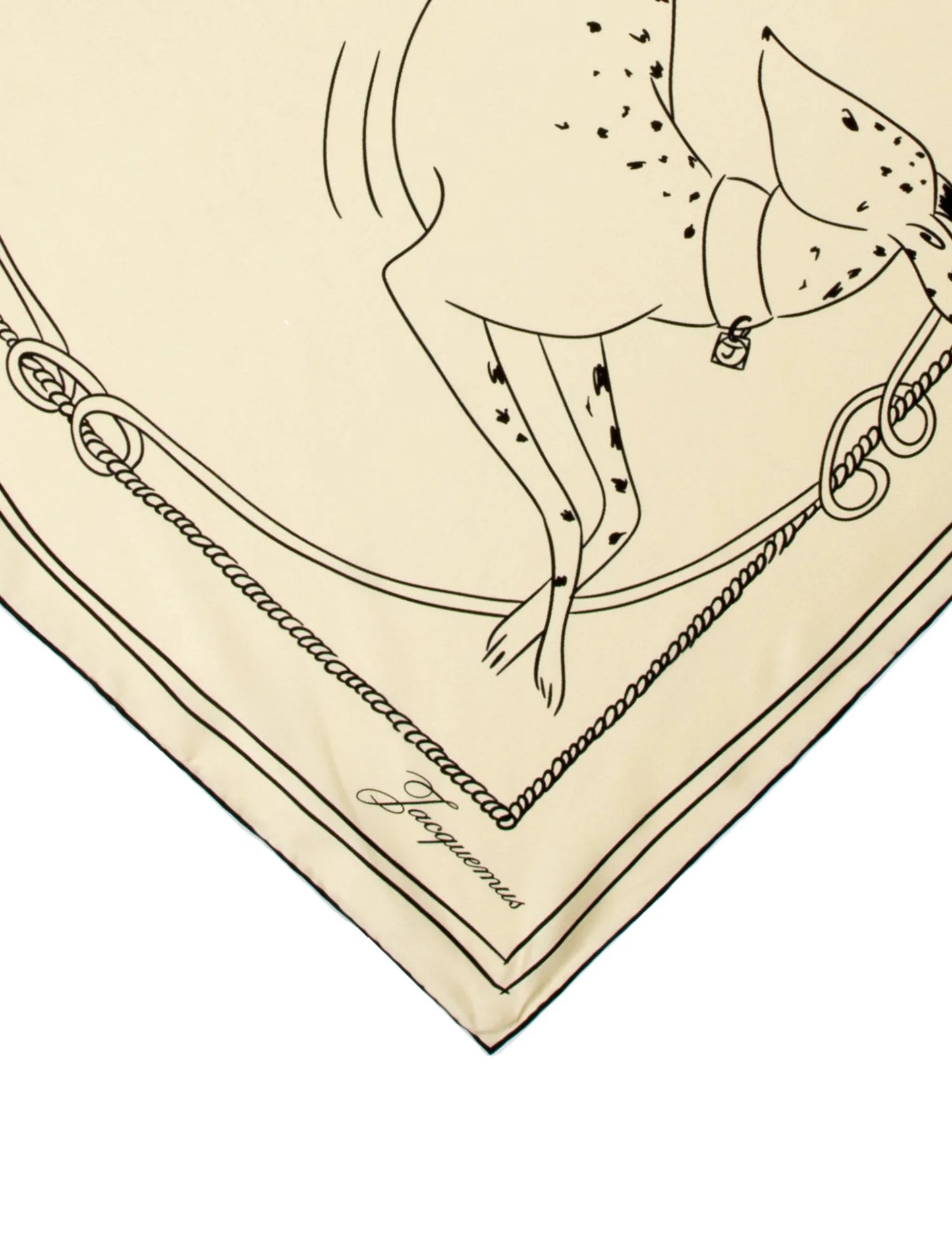 Jacquemus Silk Printed Scarf